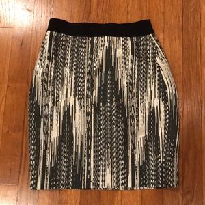 Ann Taylor tight textured bodycon skirt